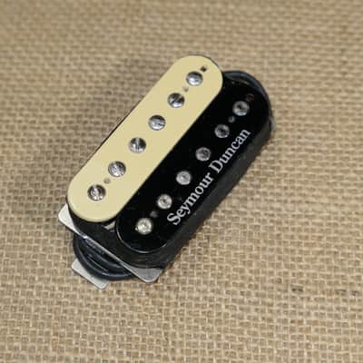 Vintage 80s Seymour Duncan Vintage Pearly Gates Humbucker Neck Pickup Zebra Black Cream Same Day Shipping #DG09 image 1