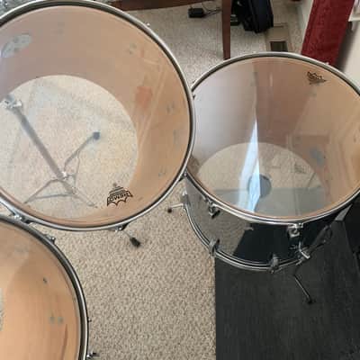 Ludwig 6 Piece Drum Set Chrome over Maple Shells Vintage Chrome O Wood late 70's Power Toms image 8