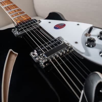 Rickenbacker 360 Semi-Hollow Electric Guitar | Jetglo | Brand New | $95 Worldwide Shipping! image 7