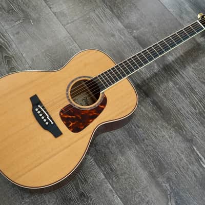 Takamine CP7MO TT Thermal Top Series OM Acoustic/Electric Guitar 2010s - Natural Gloss image 4