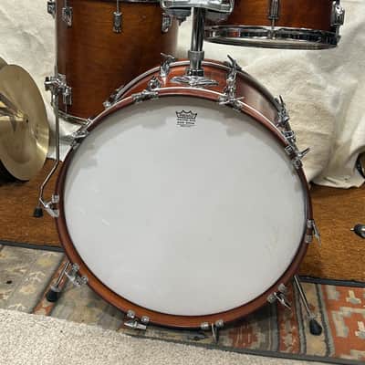 Tama 3 - piece Superstar drum set (314-2166) 80's - Satin Mahogany image 3