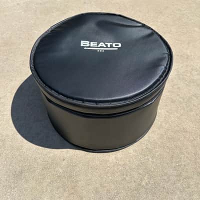 Beato Pro 1 - 8x12” rack tom bag with grey webbing 2024 - Black with grey webbing image 4