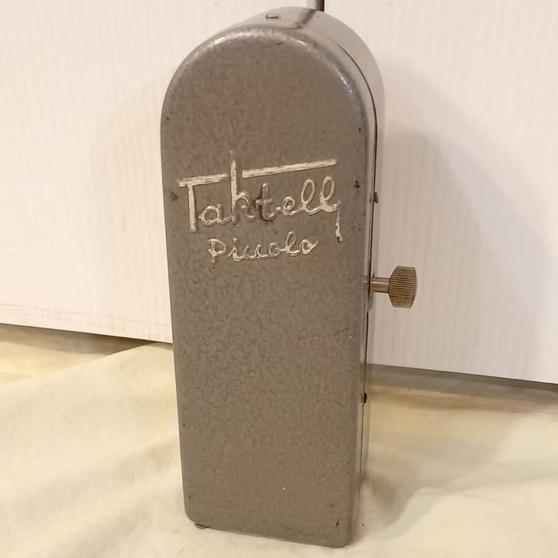 1960s Wittner Antique Taktell Piccolo Metronome Gray metal