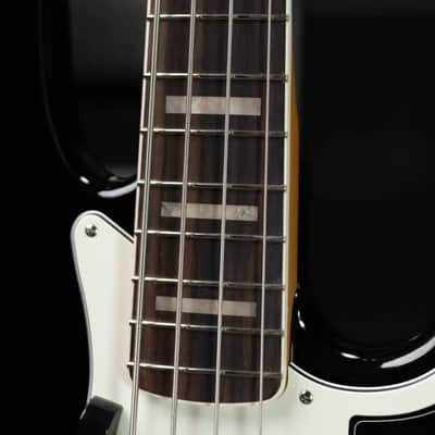 Fender Vintera III Early '70s Jazz Bass Guitar - Black with Gig Bag image 8
