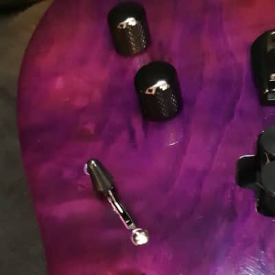 Legator Ninja N6SS(WATCHLIST OFFER)Super Shred Series Ultra-Fast Neck Profile, Ebony, Stainless Steel Frets, Locking Tuners! 2024 - Magenta Burl image 5