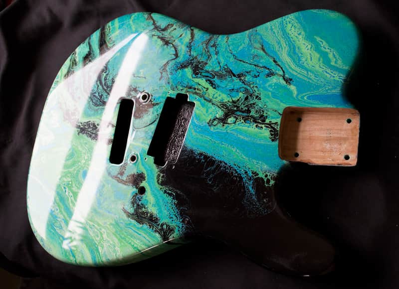 Custom Telecaster Style body with Kramer / Charvel Floyd Rose style routing image 1