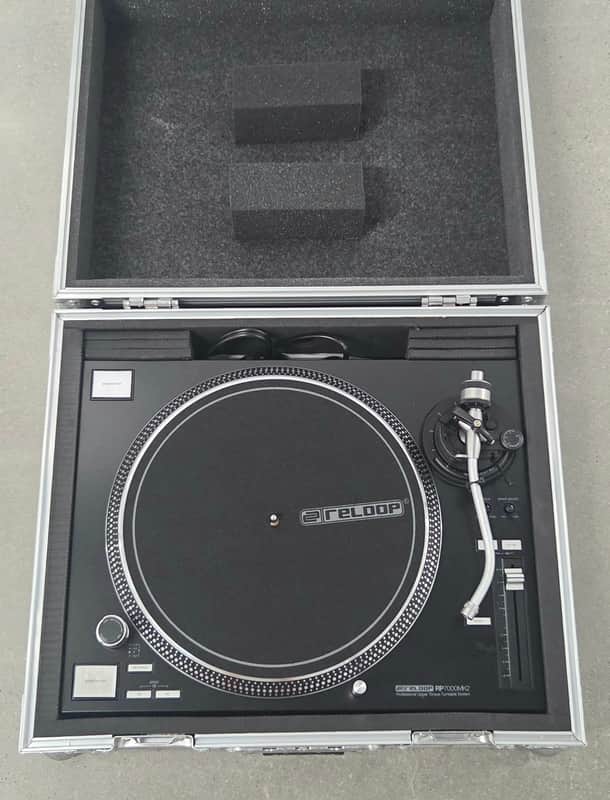 Reloop RP7000 MkII Professional DJ Turntable w/OdyUSA ATA Case - Exc Cond! image 1