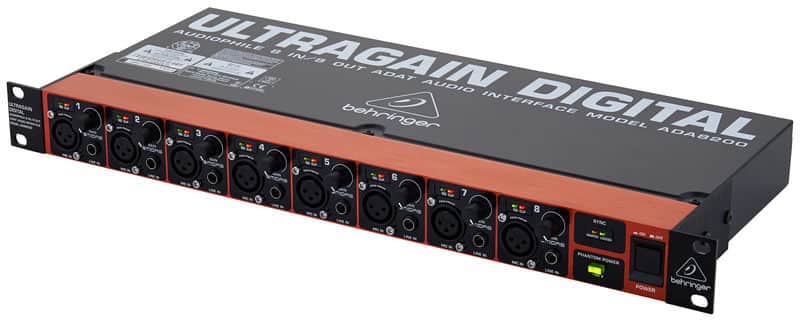 Behringer Ultragain Digital ADA8200 8-Channel Mic Preamp with AD