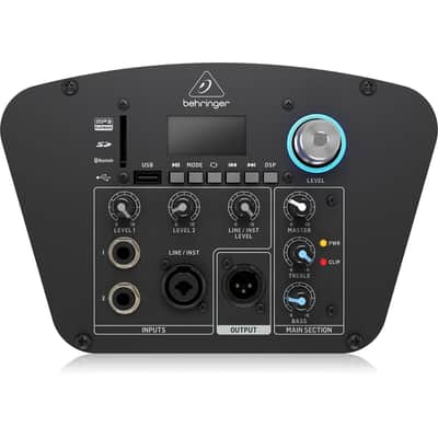 BEHRINGER C210B IMPIANTO COLONNA A BATTERIA LED-SHOW DSP TELECOMANDO SUBWOOFER-8" 4 x 2.5" 3CH BLUETOOTH MP3 USB SD/MMC 160W image 2