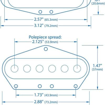 StewMac Pickup for Tele, Neck Position, Chrome Cover image 3