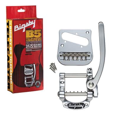 Fender Bigsby B5 Telecaster Modification Vibrato Kit Polished Aluminum 0868013002