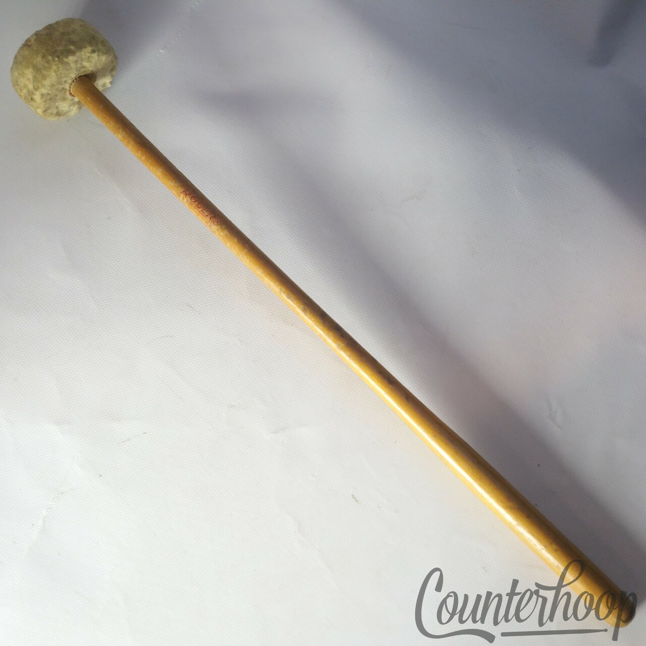 Rogers 4841 Mallet Single Wood Handle Felt Head Vintage60s Xylophone Marimba USA — main photograph
