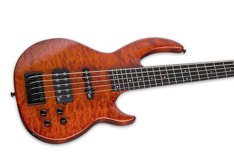 ESP LTD BB-1005QM Burnt Orange with Case image 1