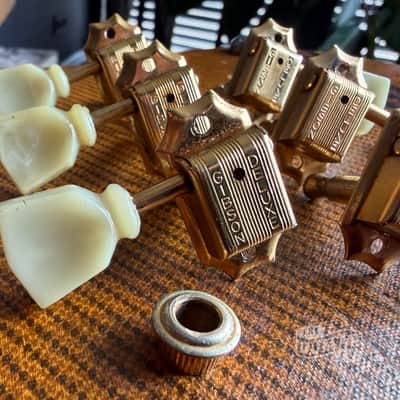 Gibson Gold Deluxe Double Line Tuners 1969-1974 image 4