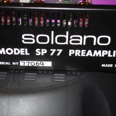 Soldano Series II SP-77 preamp  SLO modded  Purple image 3