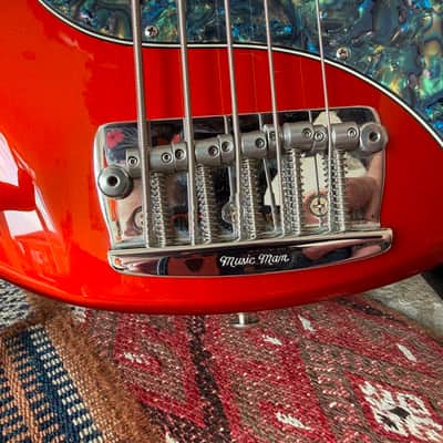 Ernie Ball Music Man StingRay 5 2004, Lava Pearl, Full Restoration, Nordstrand Pickup, Pro Set Up! image 12