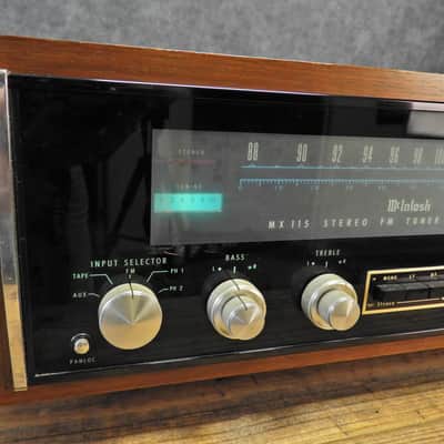 McIntosh MX115 Solid State Tuner Preamplifier 1972-1974 - Walnut cover image 4