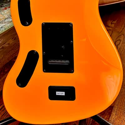 Jericho Guitars Captive Soulmaster w/ no pickguard -Orange Gloss - Gloss image 6