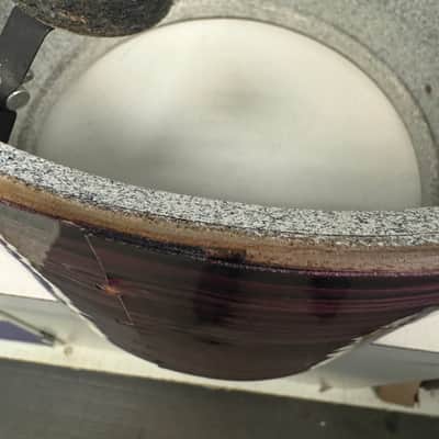 Ludwig S-120 Standard Series 9x13" Mounted Tom 1969 - 1974 - Ruby Strata image 13