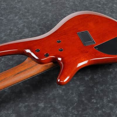 Ibanez SRMS805-BTT Workshop 5-String Multi-Scale Electric Bass - Brown Topaz Burst image 3