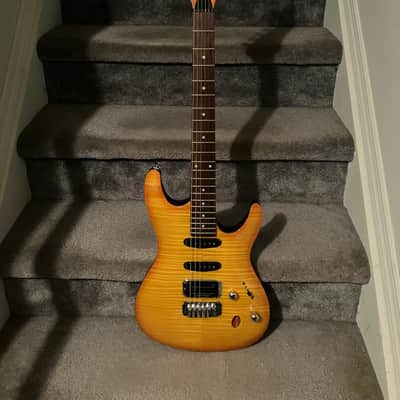 IBANEZ SA260FM / Electric Guitar / Dimebucker On The Bridge + Bag image 2
