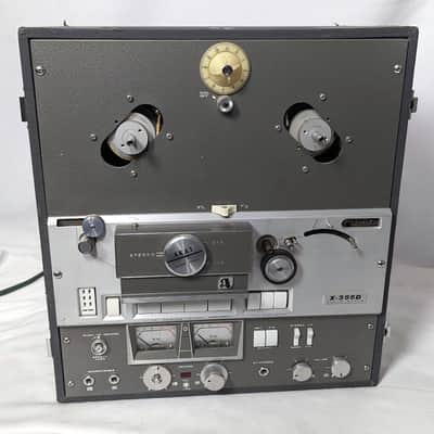 Akai X-355D -- Vintage (1966) Cross-Field 4-Track Reel to Reel Deck/Recorder image 2