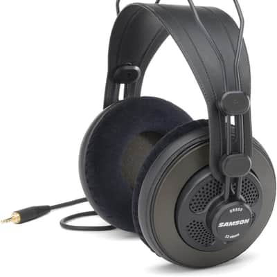 Samson SR850 Professional Studio Reference Headphones 3.5mm or 1/4" connectivity image 2