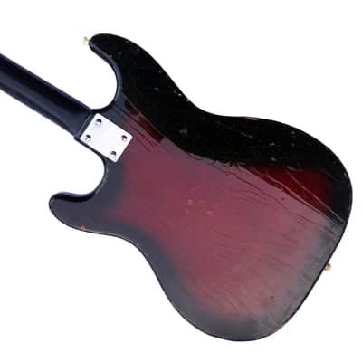 1965 Hofner 182 shortscale bass in Tocotronic Redburst (Vintage, Restored) image 2