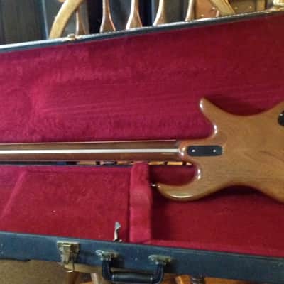 Piece Mill Carvin / Ed Roman Kramer / Metal Fork Headstock LEFTY Bass Guitar image 3