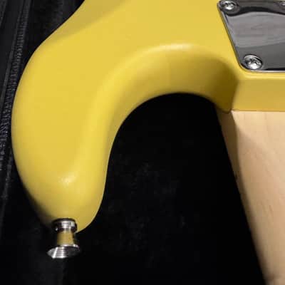 Custom/Partscaster Satin Yellow Strat Hard Case Stratocaster image 19