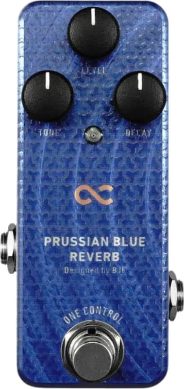 One Control Prussian Blue Reverb Effects Pedal image 1