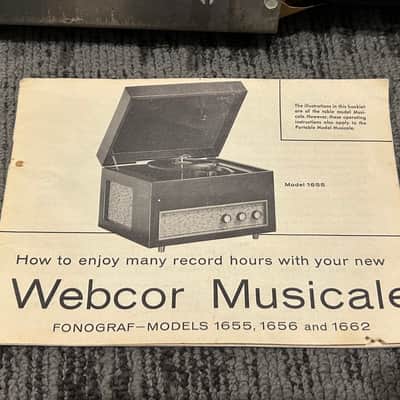 Webster Webcor Musicale vintage tube amplifier project 6V6 amp 1655 1656 1659 image 8