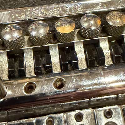 1980s Kahler 2300 Chrome Tremolo Bridge with Bar & Screws image 5