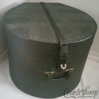 *Fiber 18"x14"Bass Drum Fiber Case Vintage 60s Fibre Hardshell Hard Shell USA* image 1