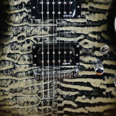 Schecter C-6 Plus - Charcoal Burst image 6