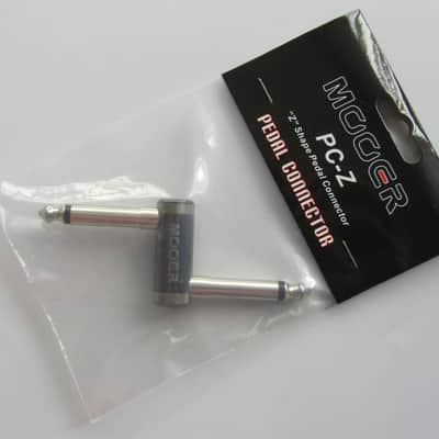 Mooer PCZ Offset crank 1/4 TS male guitar effect pedal coupler Z plug connectorFOUR Piece Ships Free image 3