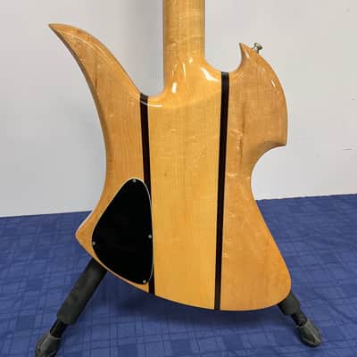 Vintage BC Rich USA Mockingbird 4-string electric bass guitar neck through body with Original Case Early 1980's image 20