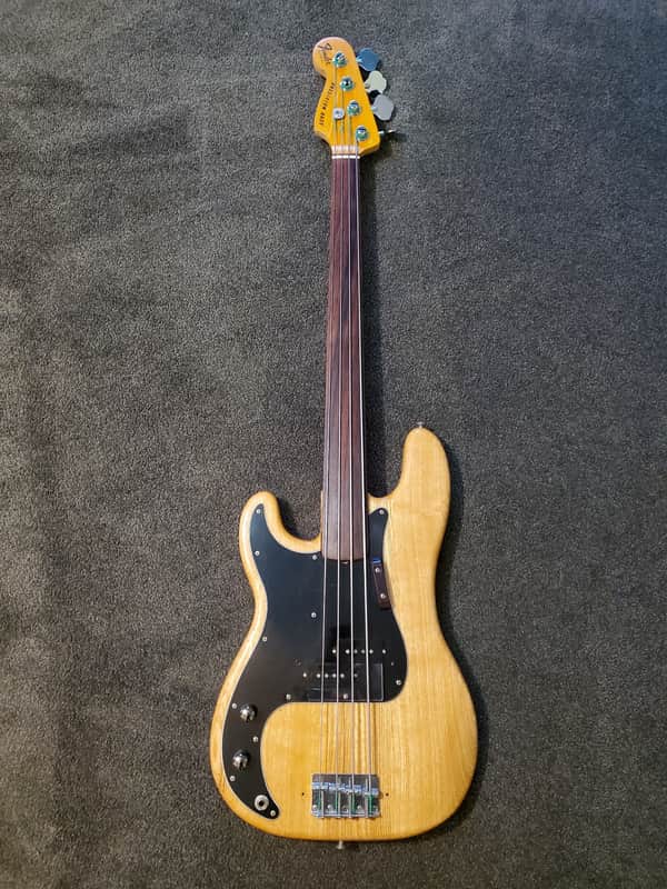 1978 Fender Precision Bass Left Handed Fretless image 1