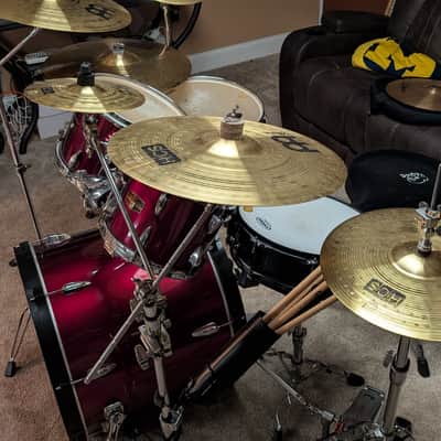 Tama Imperialstar 5pc Drum Set with Meinl HCS Cymbals and Hardware image 13