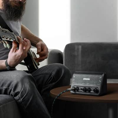 Sonicake 10W Mini Guitar Amplifier, Portable Guitar Combo Amp, Lightweight All-in-one BT Speaker with Aux in Jack for Bedroom Practice, Multi Effects - Clean/Overdrive/Reverb - Triangle QAM-10(Shipping from local US,UK,EU warehouse) image 9