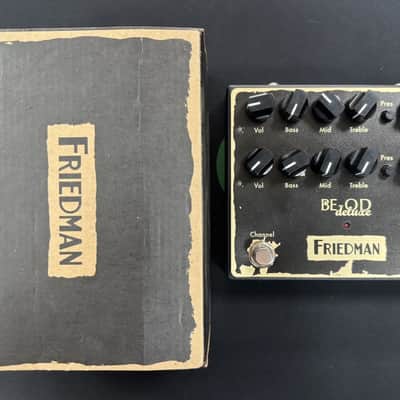 Friedman BE-OD Deluxe Overdrive 2-channel overdrive effect for guitar image 1