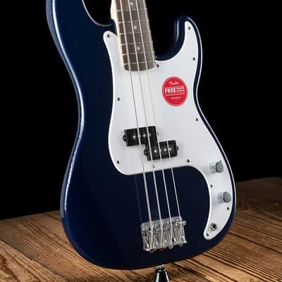Squier Sonic Precision Bass - Midnight Blue - Free Shipping image 3