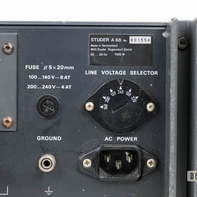 Studer A68 Stereo Power Amplifier image 6