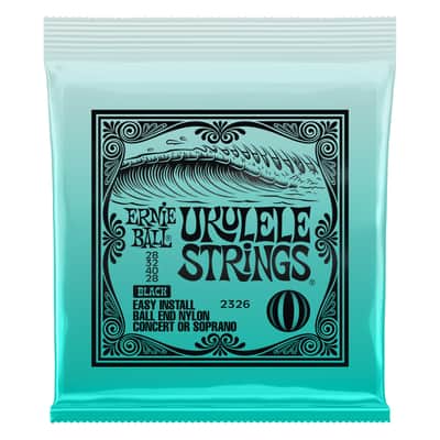 Ernie Ball P02326 Nylon Concert/Soprano Ukulele Strings 2010s - Black Nylon image 1