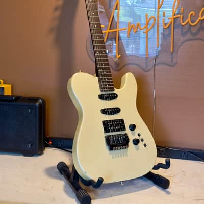 1987 Fender Japan Contemporary Series Telecaster HSS Pearl White image 2