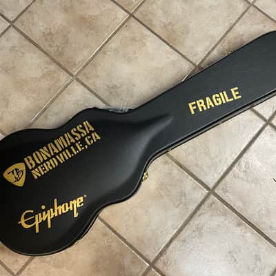 Epiphone Joe Bonamassa '59 Les Paul Custom Electric Guitar Antique Ebony image 14