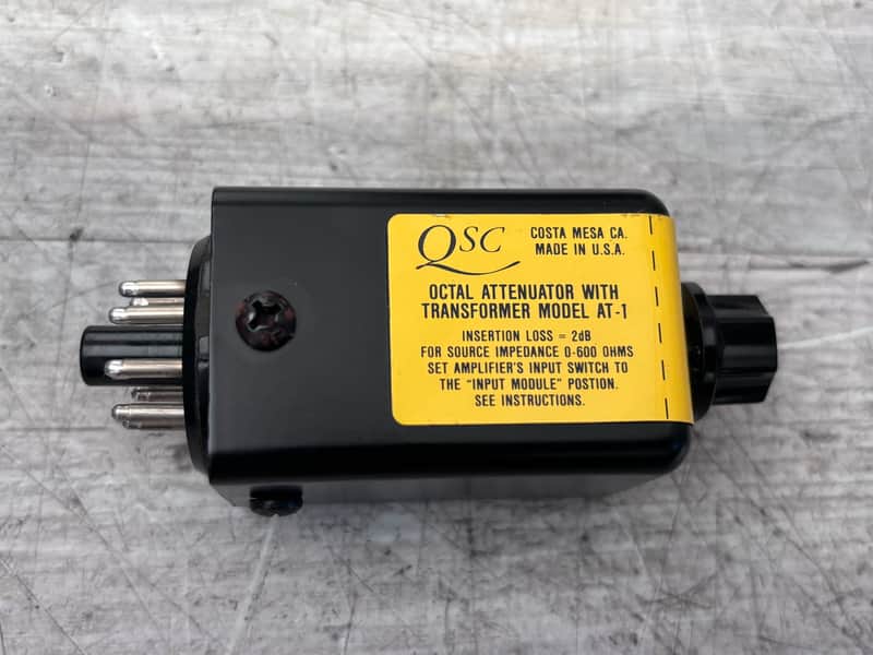 QSC AT-1 Octal Attenuator with Transformer image 1