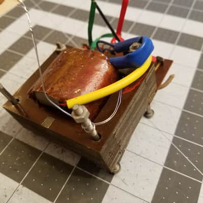 Grundig Mains transformer WJ. 9022 503 Transformer 240 / 6.3 V  Vintage Power Tested Tube Amp Project 1950s image 7