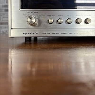 ⭐️Vintage Realistic STA-84, AM/FM Stereo Receiver⭐️Working Well⭐️See Video⭐️ image 2