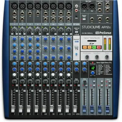 Presonus StudioLive AR12c 12 Channel USBC Compatible Audio Interface Mixer w/ SD Recorder image 1